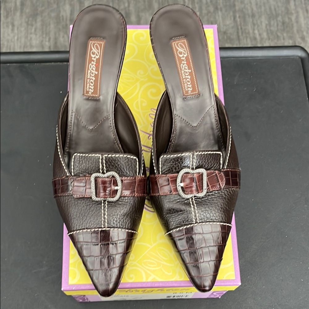 Bordello Brown Leather Women's Shoes